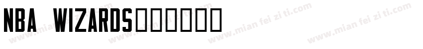 NBA Wizards字体转换